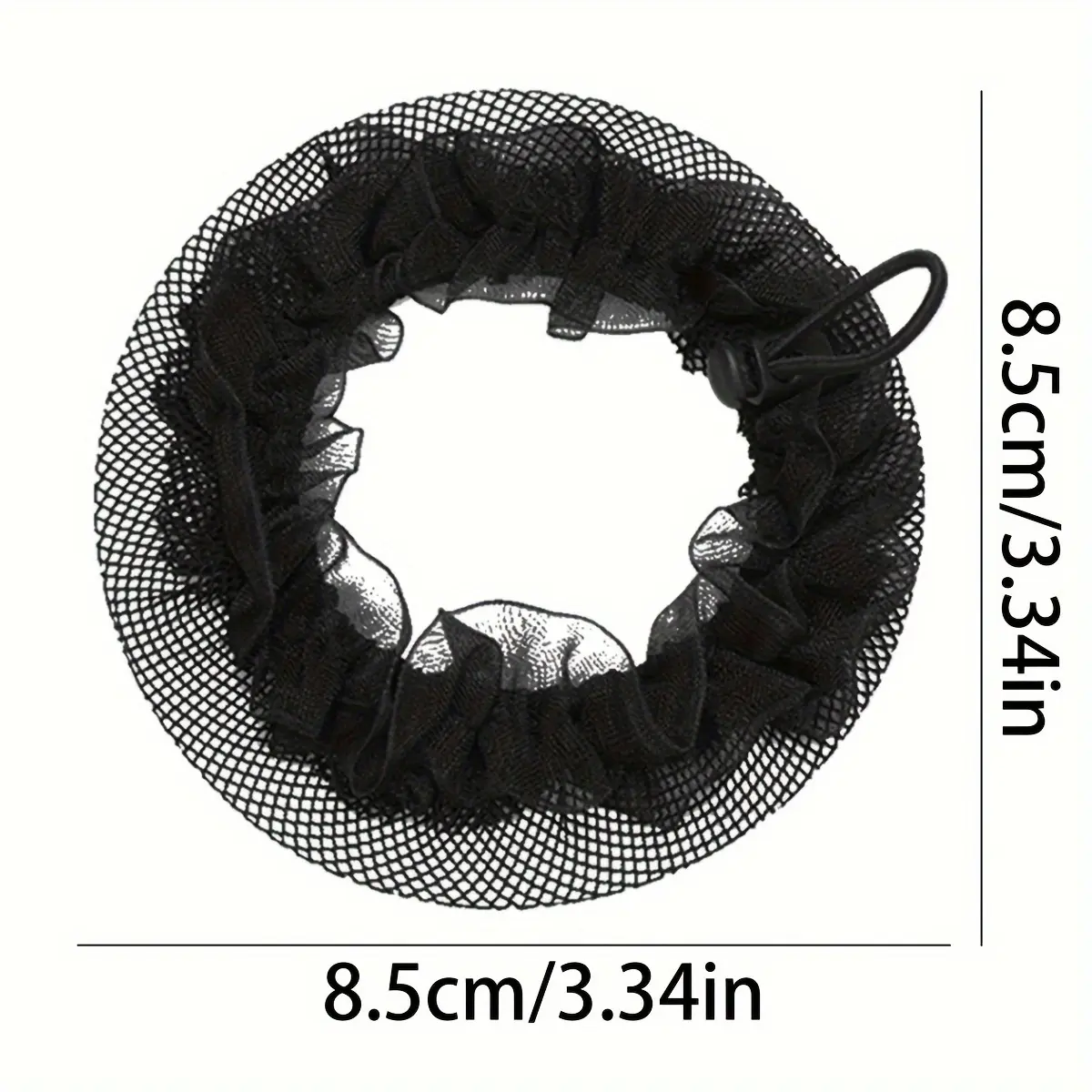 Invisible hair net hair bun hair clip hair cover for adults, flight attendants, nurses, ballerinas, and dancers, with a hair hai