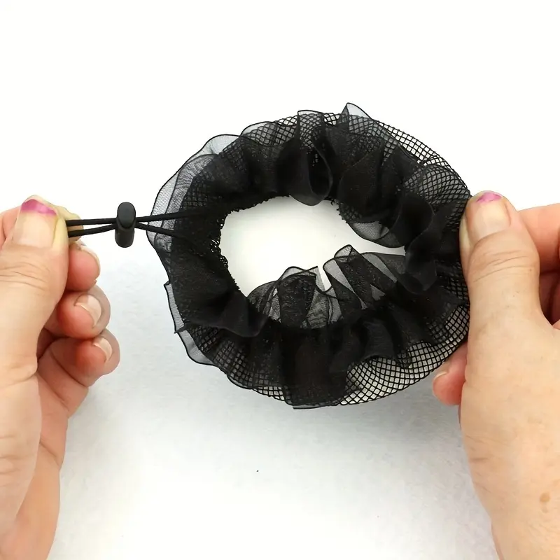 Invisible hair net hair bun hair clip hair cover for adults, flight attendants, nurses, ballerinas, and dancers, with a hair hai