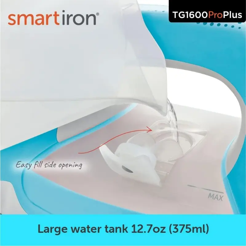 Oliso TG1600 Pro Plus 1800 Watt SmartIron with Auto Lift -for Clothes,Sewing,Quilting |Diamond Ceramic-Flow Soleplate Steam Iron