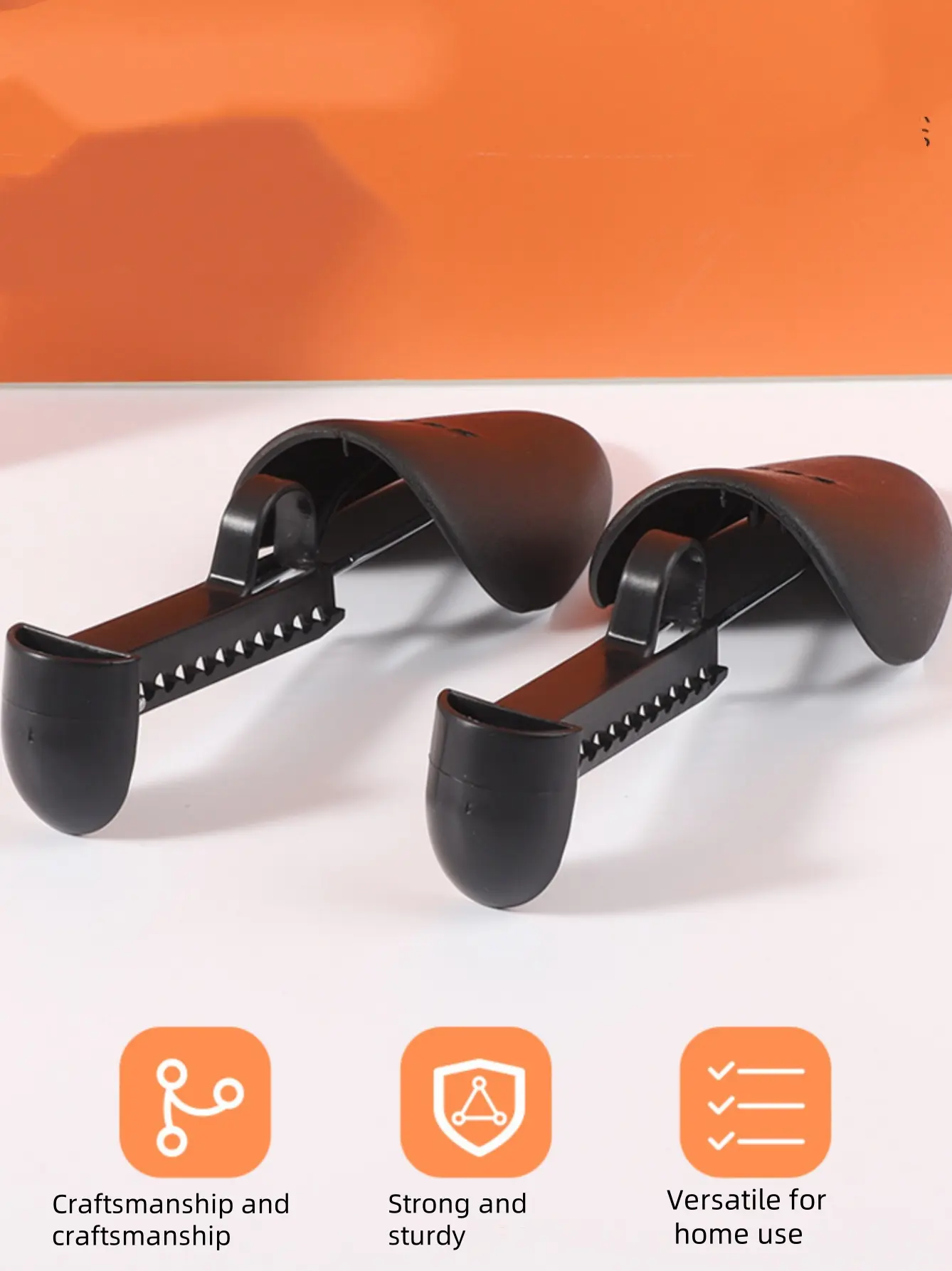 1 Pair Of Shoe Supports For Men Women Black Adjustable Wrinkle Resistant Plastic  Lasts Sports  Shaping Support Shoe Cover