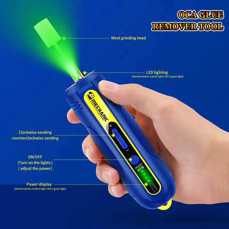 MECHANIC IR10 PRO OCA Phone LCD Screen Degumming Shovel Glue Tool  Adjustable Speed ​​Glue Remove Pen Grinder Rubber Separator
