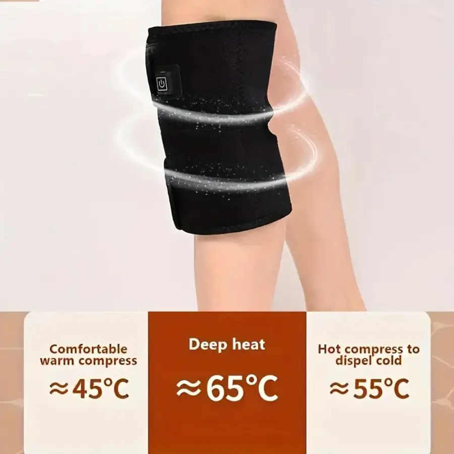 Electric heating knee pads USB hot compress warm heating knee pads improve old cold legs heating physiotherapy knee pads