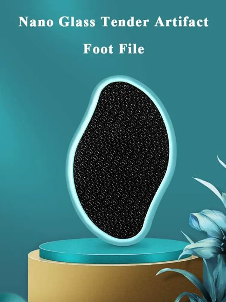 Nano Crystal Glass Foot File Callus Remover Shaver Dead Hard Cracked Thick Dry Skin Remover Pro Foot Heel Rasp Pedicure Tool