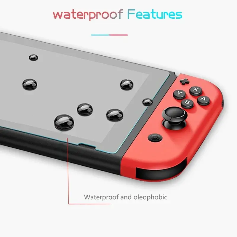 HD Tempered Glass for Nintendo Switch Screen Protector Compatible Nintendo Switch Clear Transparent 9H Protective Film