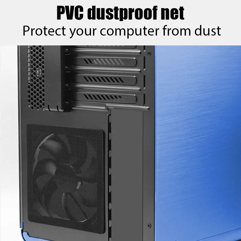 1m Computer Mesh 30CM DIY PVC PC Case Fan Cooler Black Dust Filter Network Net Case Dustproof Cover Chassis Dust Cover