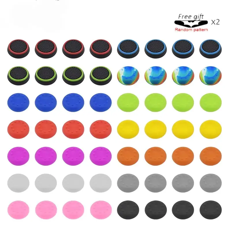 Soft Silicone Thumb Stick Grip Caps For PS5 PS4 Replacement Silicone Analog Controller Joystick Cover For PS2 PS3 Xbox