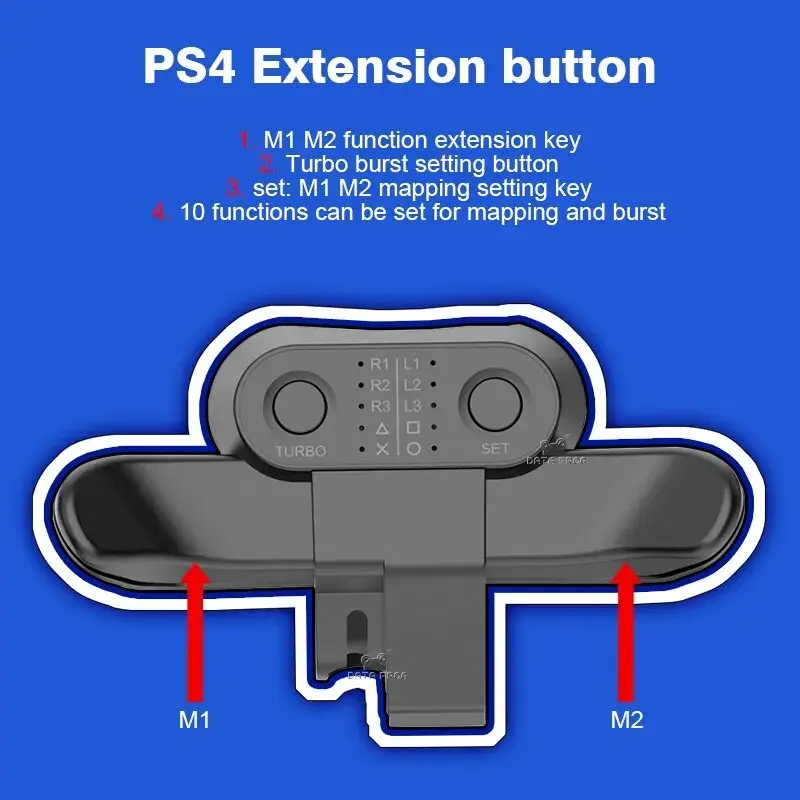 Extended Gamepad Back Button Attachment For Ps4/Ps4 Slim/Ps4 Pro With Paddles Key Adapter Game Controller Accessories
