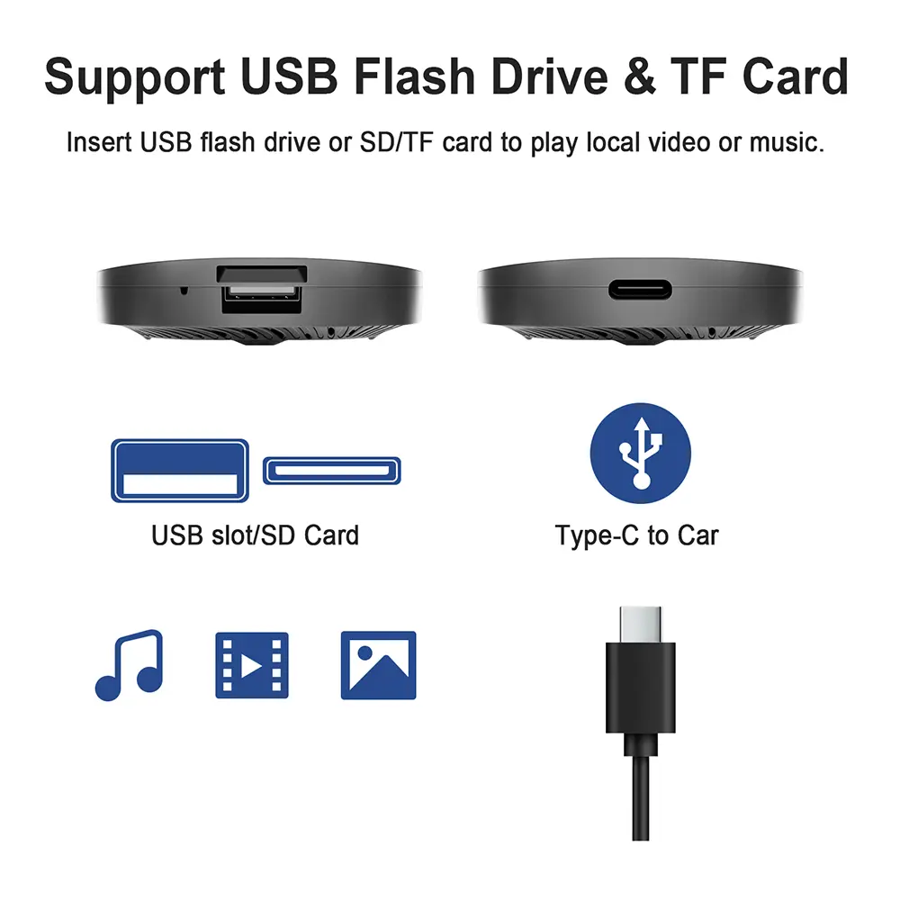 CarPlay Smart Box CarPlay For Netflix For YouTube car intelligent systems Wireless Android Auto Box Wireless Carply Android Auto
