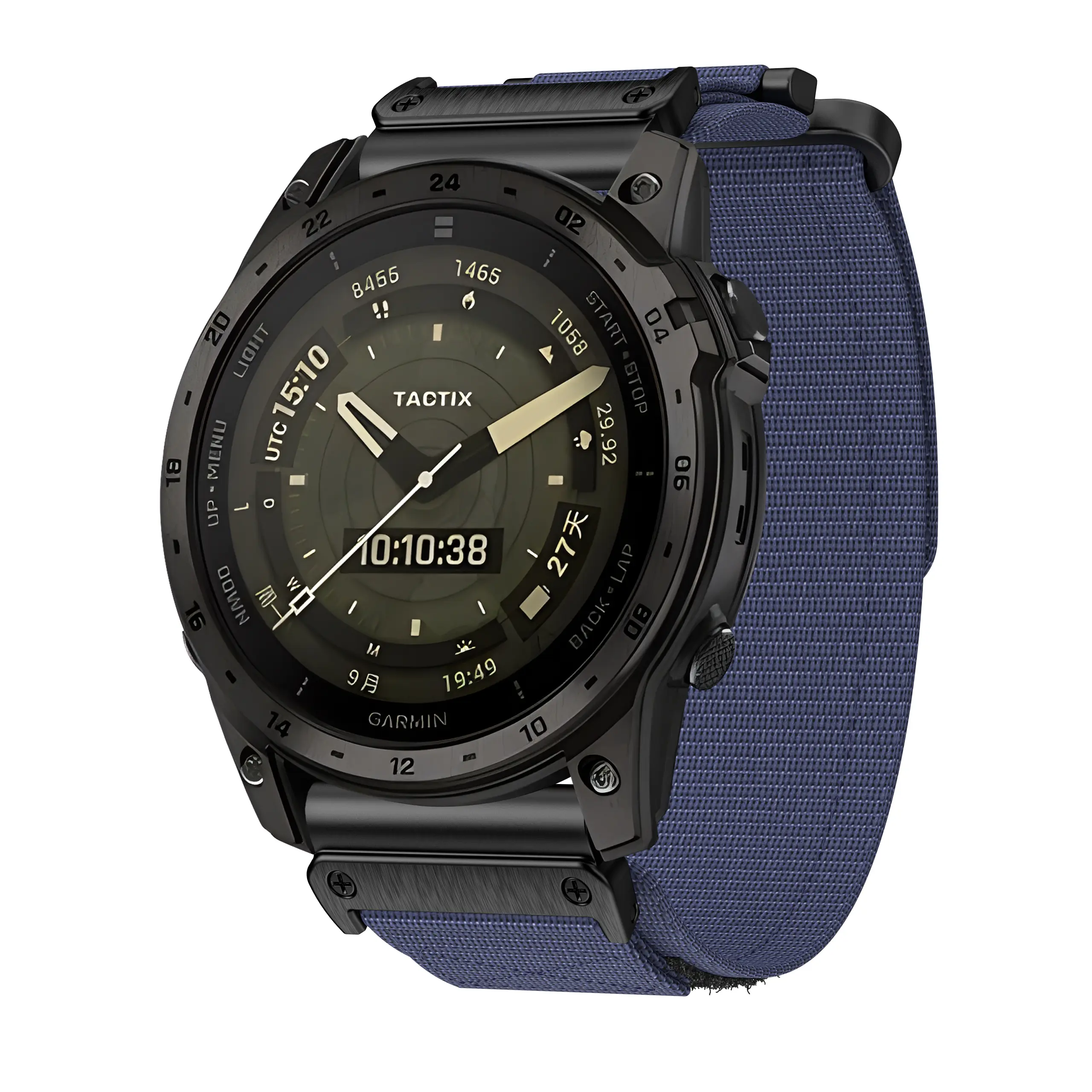26mm/22mm Width Suitable For Garmin Fenix 7/ 7X Pro/ 6/ 6X Pro/ Sapphire 5/ 5X , Nylon Sports Strap Replacement Band For Men