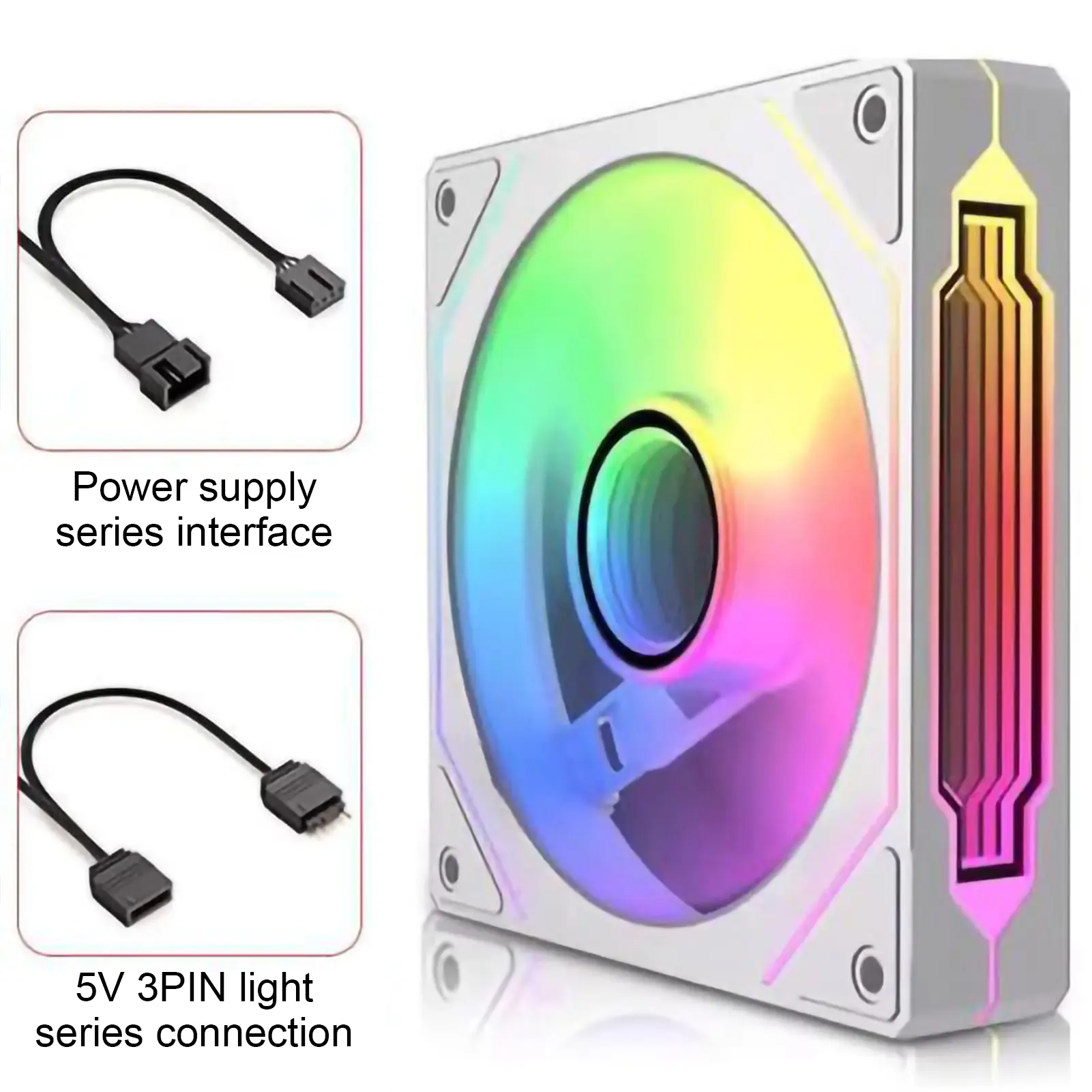 PRISM 4 PRO 120mm 5V 3PIN ARGB Cooling Fan 12V 4 Pin Computer Chassis Fans