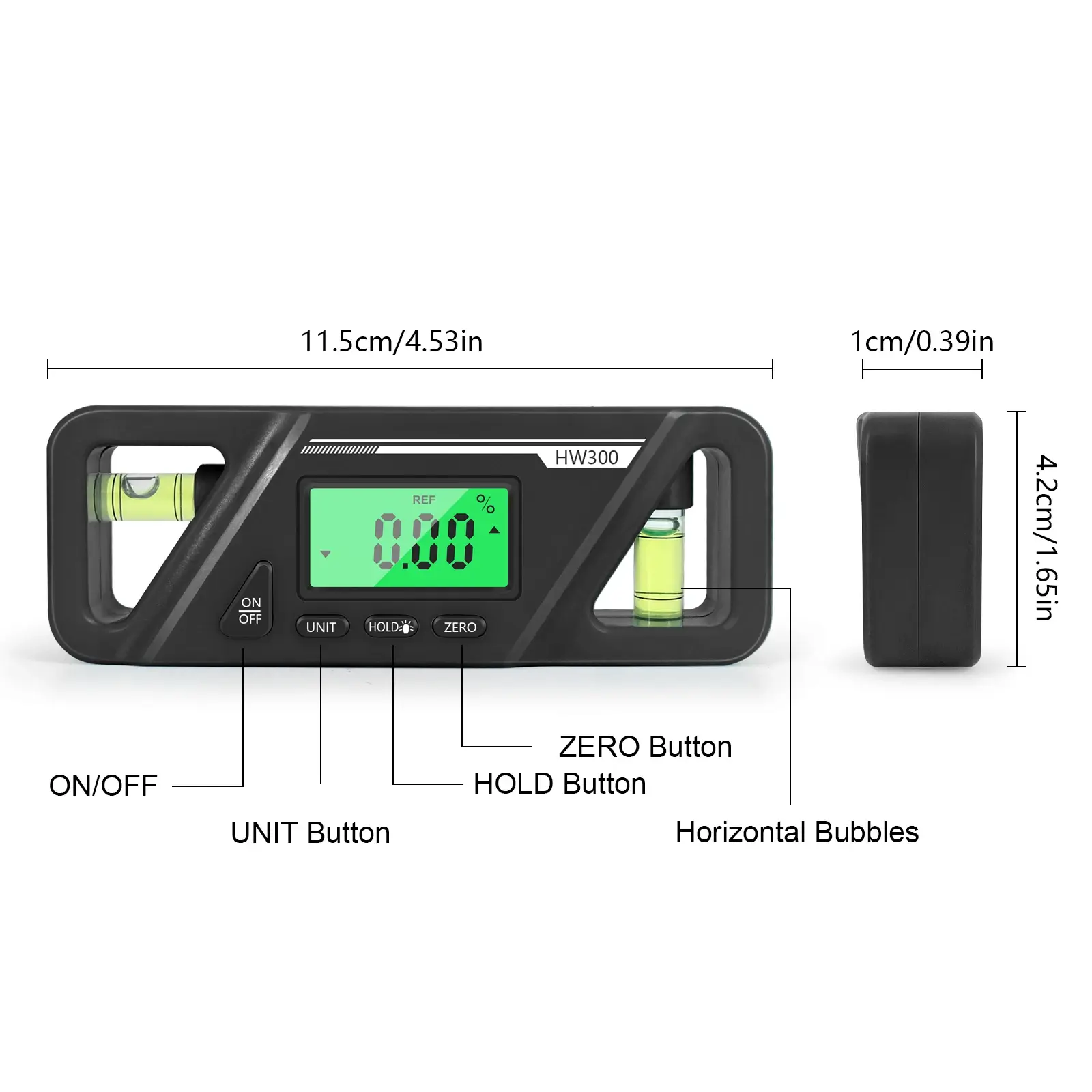 Digital protractor Angle Finder inclinometer electronic level box with magnetics base angle measuring carpenter tool