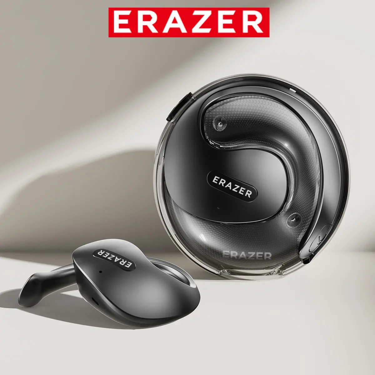 ERAZER X15 pro Bluetooth 5.4 Earphones Sports Wireless Headphones Ear Hook Game Erazer HiFi Earbuds with Mic Headset
