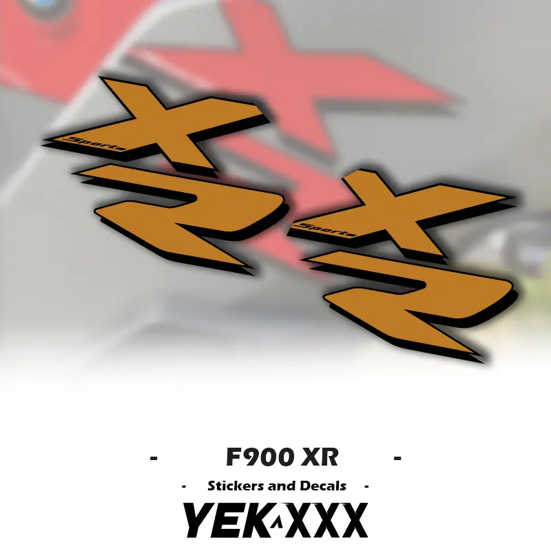 For BMW F900 XR Motorcycle Guard Plate Motorcycle Fairing Shell Sticker Decal XR SPORT Sticker F900 XR