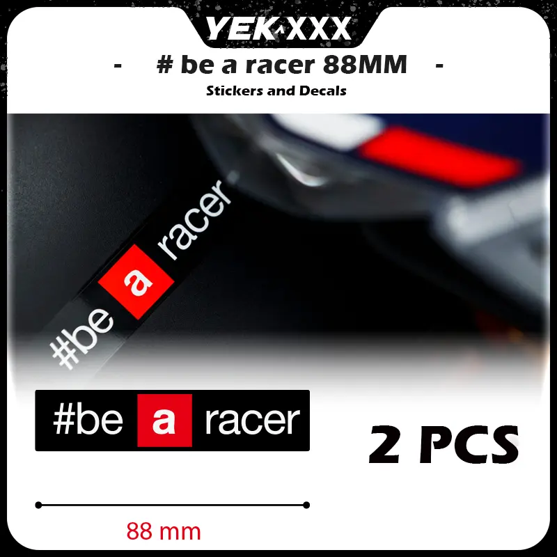 For Aprilia RS 660 Tuono V4 RSV4 RS457 Motorcycle Front Fender Racing Sticker Decal #be a racer Sticker decals 88mm *2Pcs
