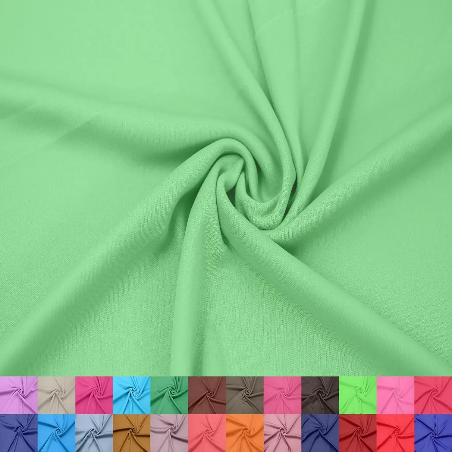 60" Wide Interlock Lining – Lightweight Knit Fabric, Clothing, School Projects, Party 100% Polyester by The Yard-for Apparel