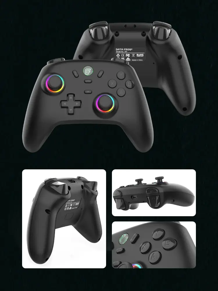 S13 Wireless Gamepad with Hall Effect Joystick - Compatible PC/MAC/iOS/Computer Gaming Controller