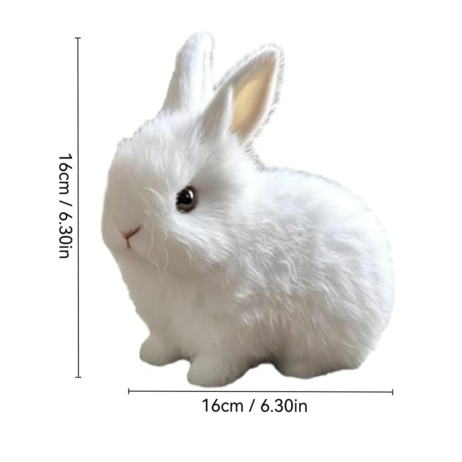 Bunny My Realistic Bunny Toy Realistic Interactive Bunny Toy  Jumps, Twitches And Shakes Ears, Lifelike Bunny Moves, Happy Bunny