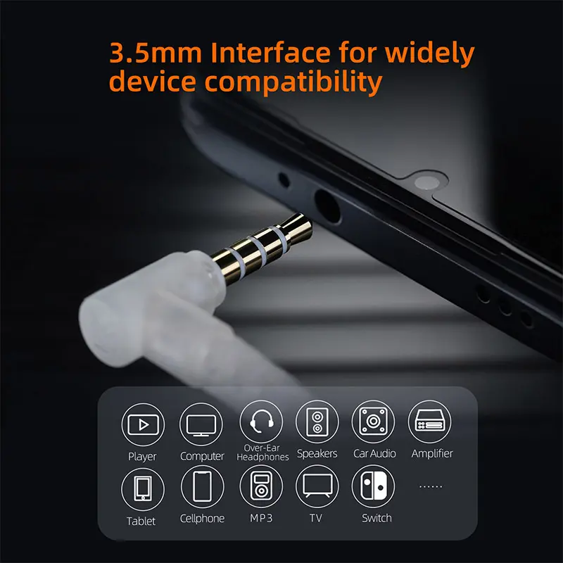 KZ M2 Headphone Cord Dual Mic Silver Plated Cable TypeC/3.5MM Upgrade Cable Earphone Cable Headset Wire