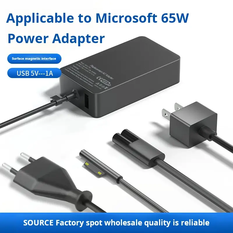 65W 15V 4A Power Adapter For Microsoft Surface Pro4/5/6/7/8/9 Laptop1/2/3/4 Go1/2/3 BooK Charger For 1866 1867 1706 1800 1796