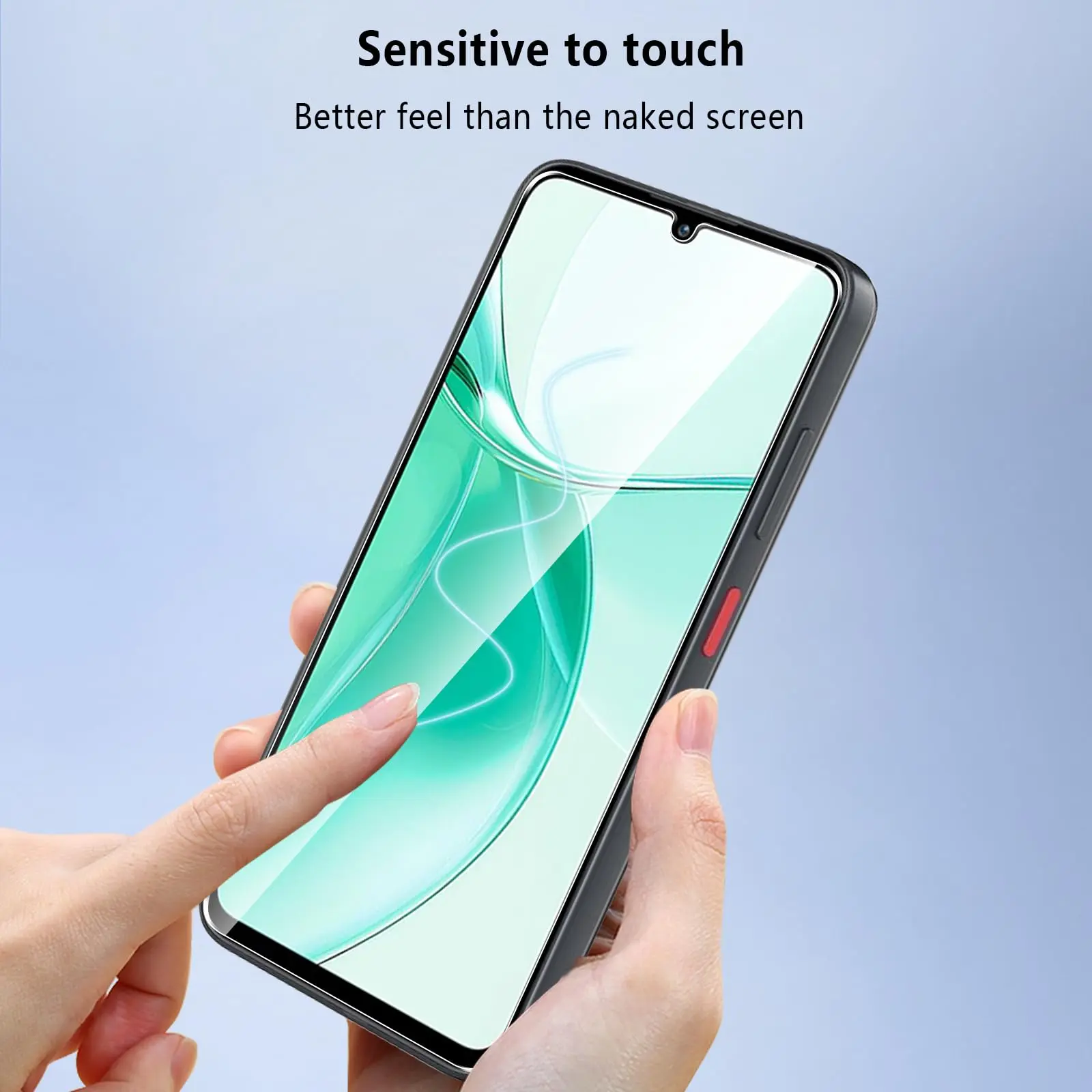 Screen Protector For ZTE Blade A35 A55 6.75 inch Tempered Glass HD Crystal Mica 9H Anti Scratch Case Friendly Clear
