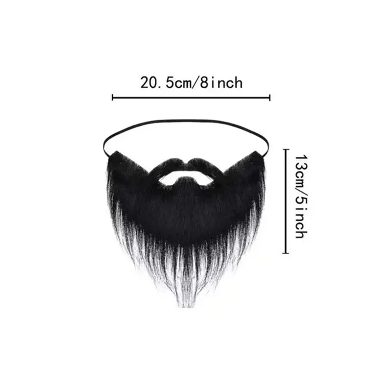 Fake Beard Party Beard Halloween Beard Santa Claus Big Beard White Long Hair Black Big Beard Party Beard Dressing