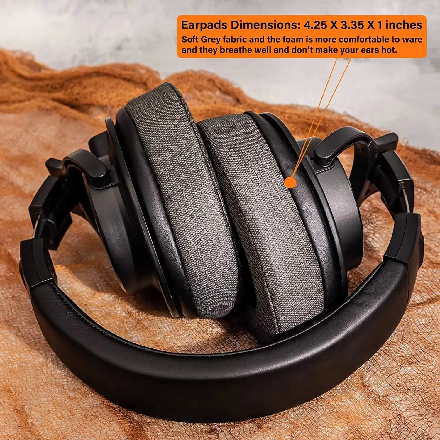 Ear pads Compatible with MDR 7506,V6,V7,MDR-CD900ST,G PRO X,Cloud 2,Cloud Pro,Cloud Alpha,Cloud Stinger,Cloud Flight Headphones