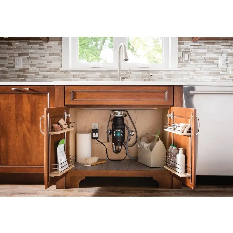 Moen Prep Series PRO 1/2 HP Continuous Feed Compact Garbage Disposal, Power Cord Included, GXP50C