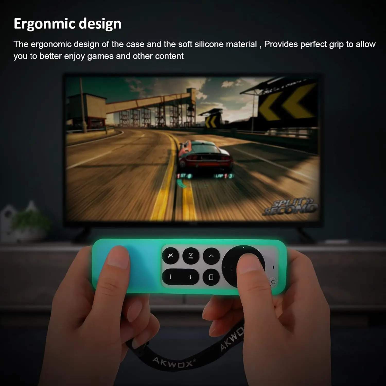 Suitable for ALEXA Voice Remote 3rd Gen 3rd generation remote control, silicone luminous remote control protective cover