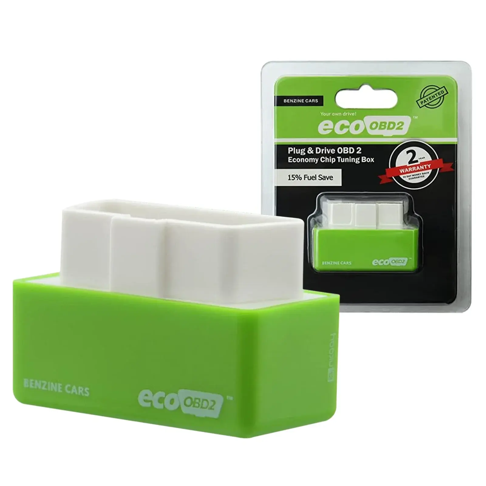 ECO OBD2 Pro Performance Chip - Smart Fuel Optimizer for Gas/Diesel Vehicles (15% Savings Guaranteed)
