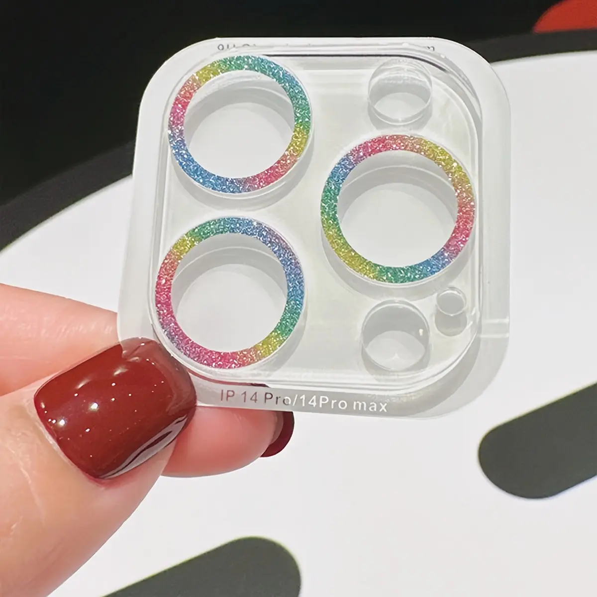 Bling Glitter Full Cover Camera Lens Protection For iPhone 16 Pro Max 15 14 13 11 Tempered Glass Lens Protector Film Back Cover