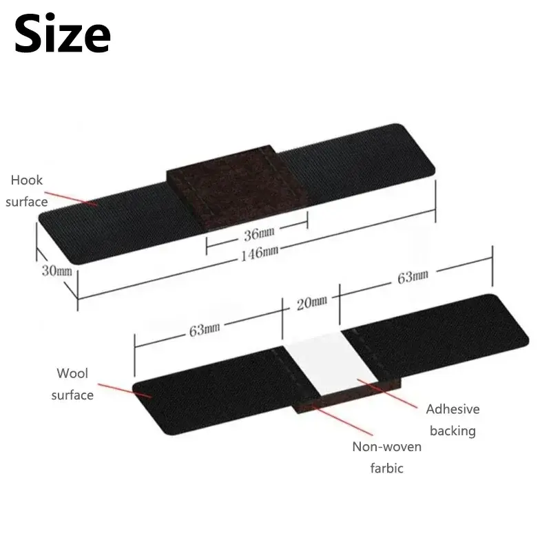 12/18Pcs Office Chair Leg Felt Pads Bow Shape Chair Feet Protector Pads Non-slip And Wear-resistant Computer Chair Leg Covers