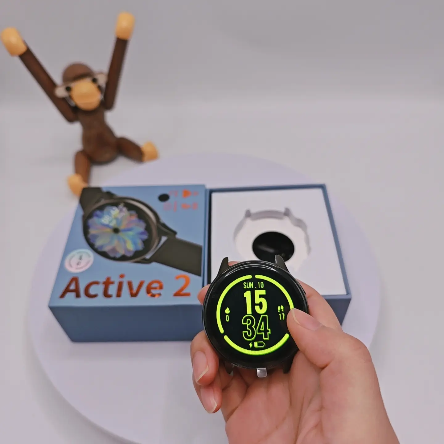 New Active 2 Smart Watch 1.28 Inch Round Screen Full Touch BT Call Talk Heart Rate for Women Men T2pro T2 Pro Reloj Smartwatches