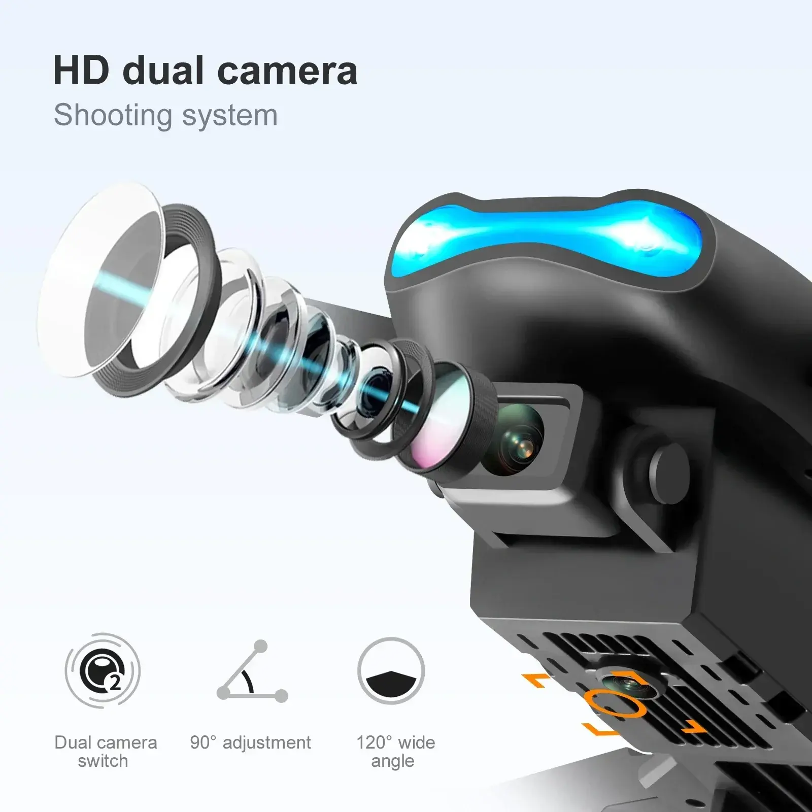 Foldable E99 K3 Pro HD 4K Drone With Dual Camera WIFI Aerial Photography RC Quadcopter High Hold Mode Helicopter Toy Gift