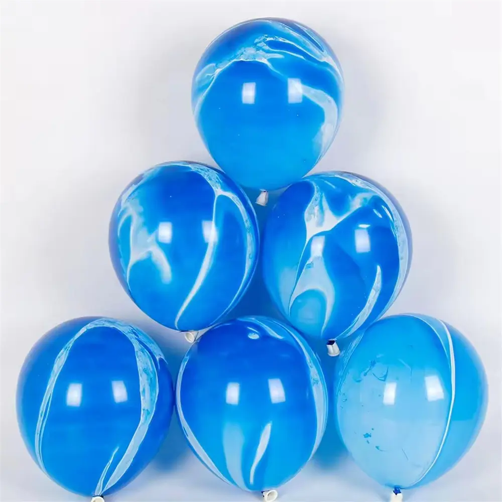 10/20/50pcs Agate Balloon Wholesale 10inch Marble Texture Color Cloud Latex Balloon Birthday Party Wedding Celebration Decor