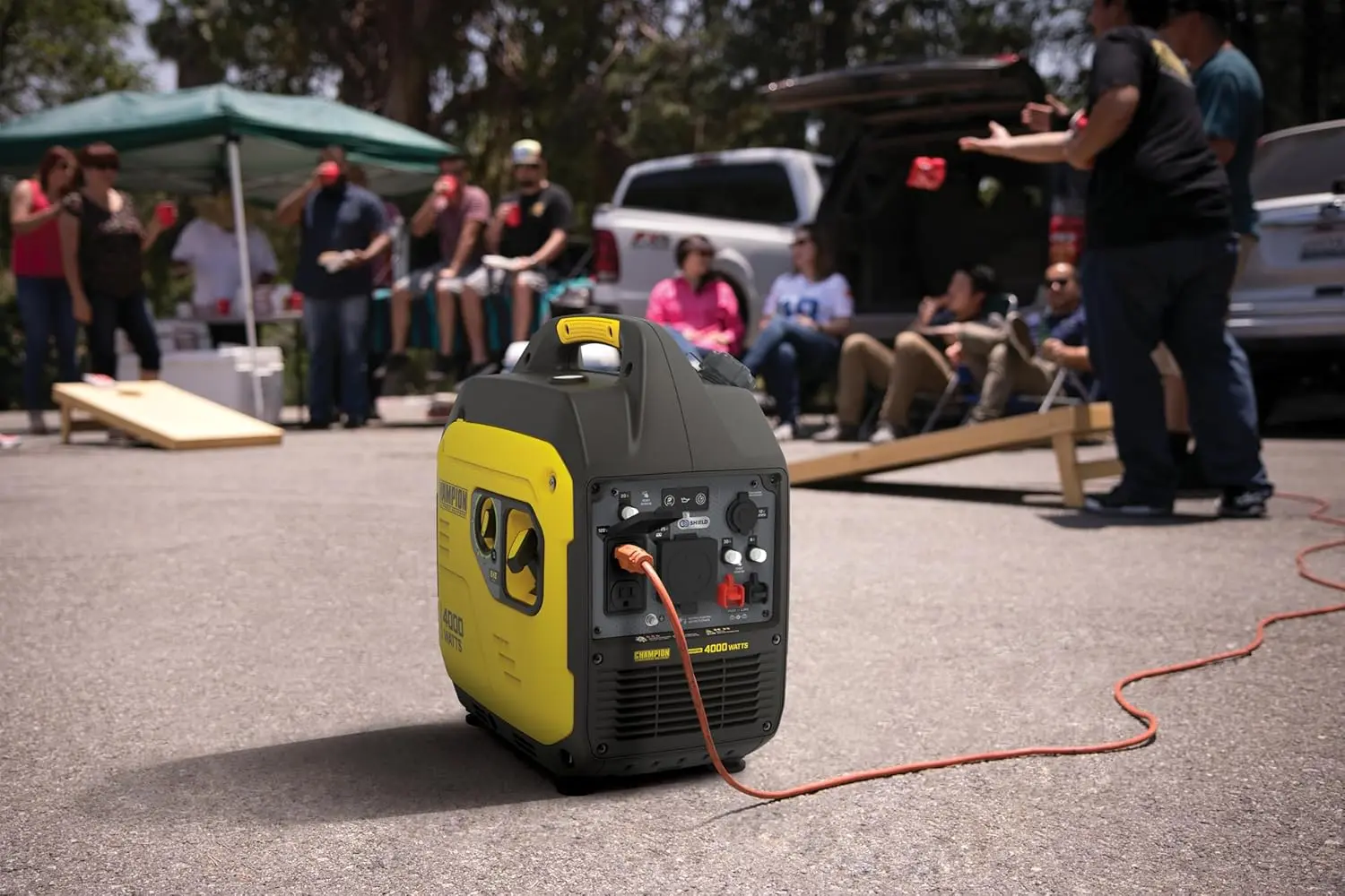 4000-Watt RV Ready Portable Inverter Generator with Quiet Technology and CO Shield