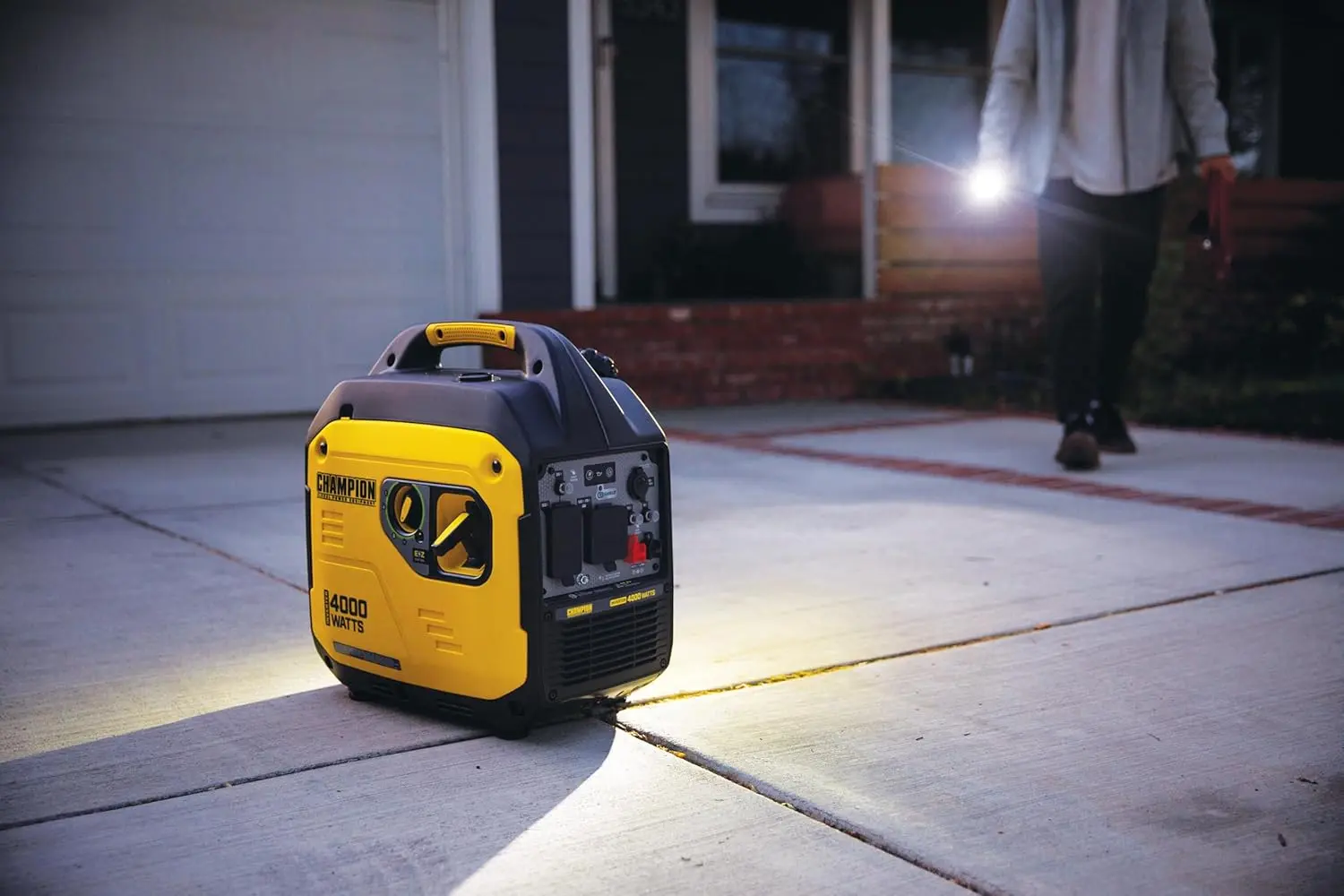 4000-Watt RV Ready Portable Inverter Generator with Quiet Technology and CO Shield