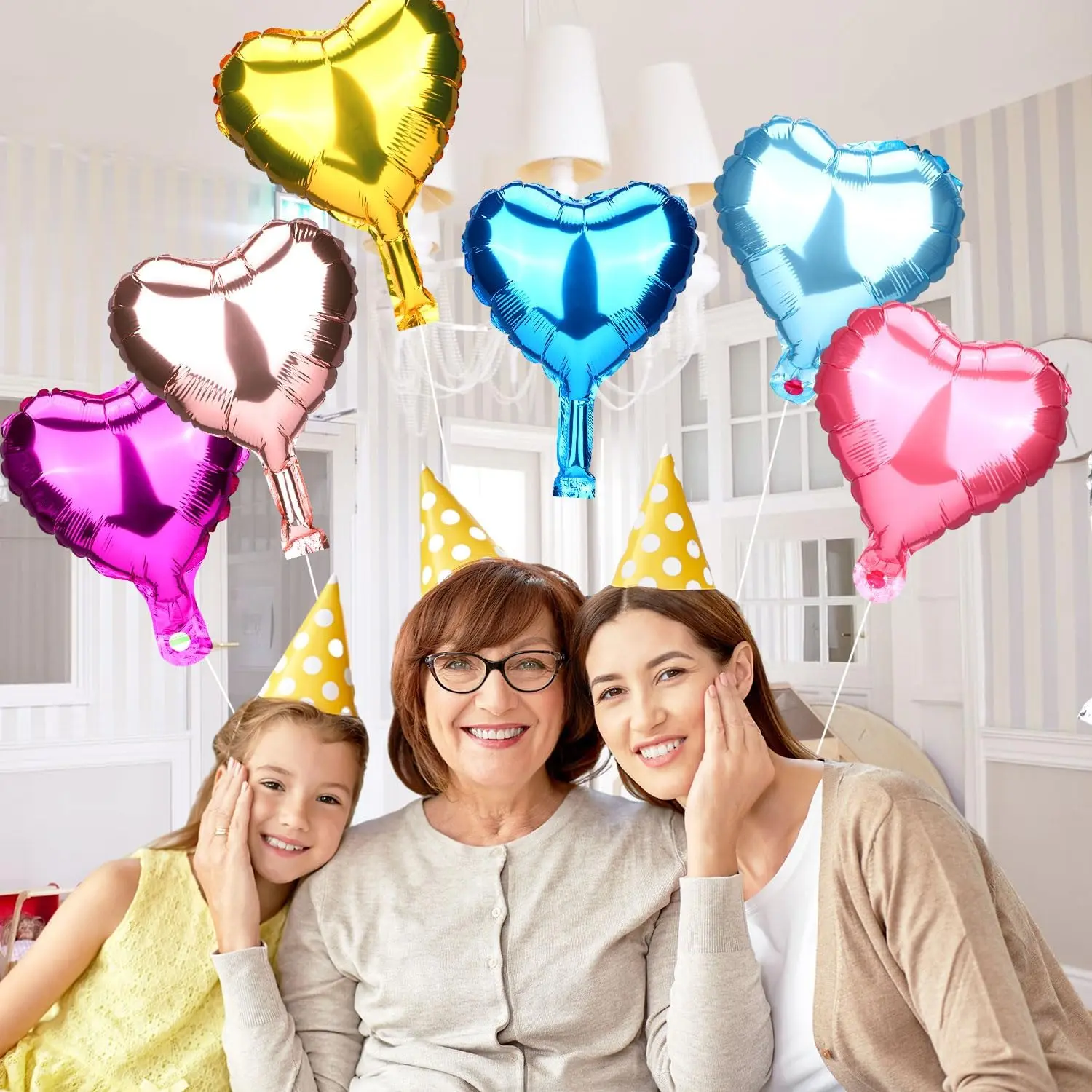 50pcs 10inch heart love aluminum foil balloon baby shower child birthday party wedding decor supplies air balloons Globos