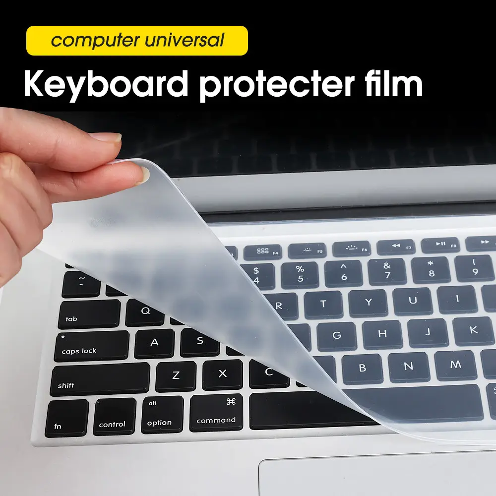 13-14 Inch 15-17 Inch Universal Laptop Notebook Keyboard Silicone Cover Dustproof Protective Waterproof Film
