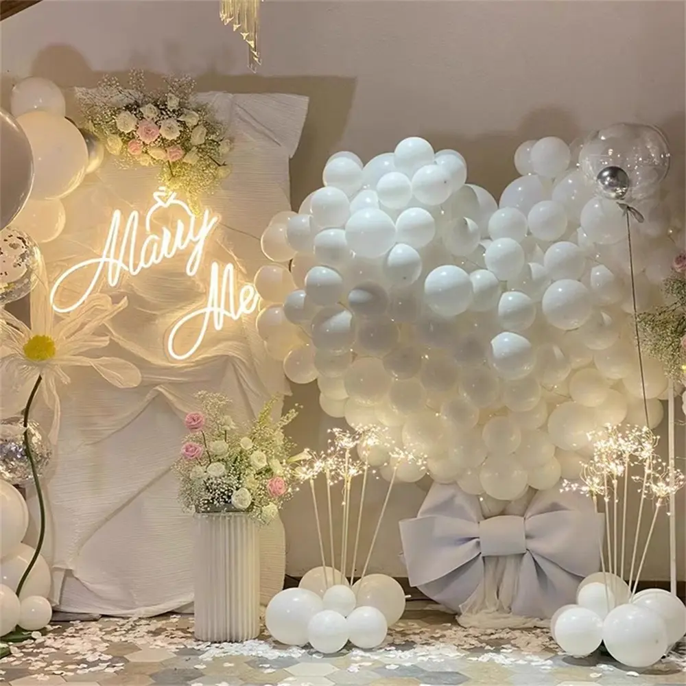 Milk White Pearl Balloon 5/10/12inch Latex Ballon Set Garland Wedding Birthday Decoration Party Supplies Baby Shower Globos Gift