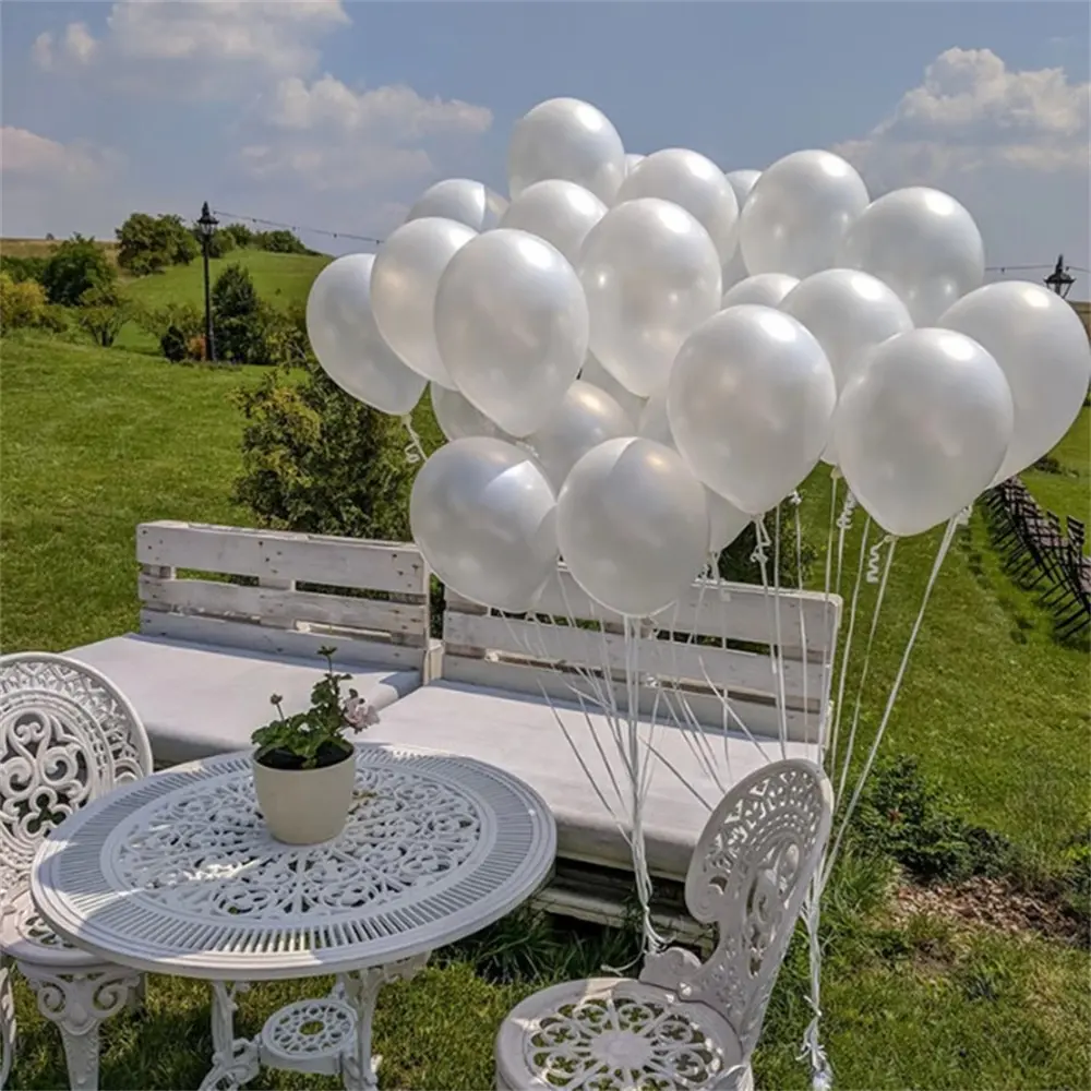 Milk White Pearl Balloon 5/10/12inch Latex Ballon Set Garland Wedding Birthday Decoration Party Supplies Baby Shower Globos Gift