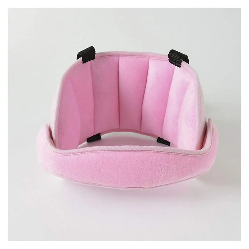 Adjustable Car Mounted Child Seat Headrest Child Head Fixing Assist Belt Protecting and Supporting Children's Heads