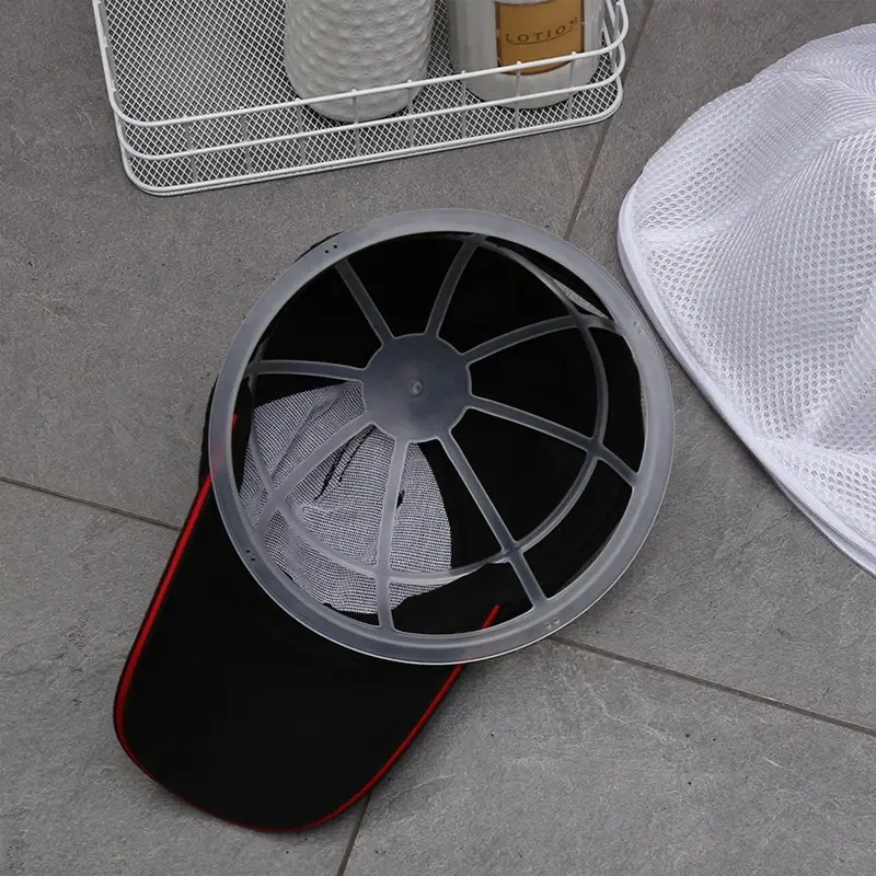 Washing Machine Hat Wash Protector Cap Cleaner Laundry Bag  Small Clothes Wash Bag Anti-Deformation Mesh Organizer Zip Bags