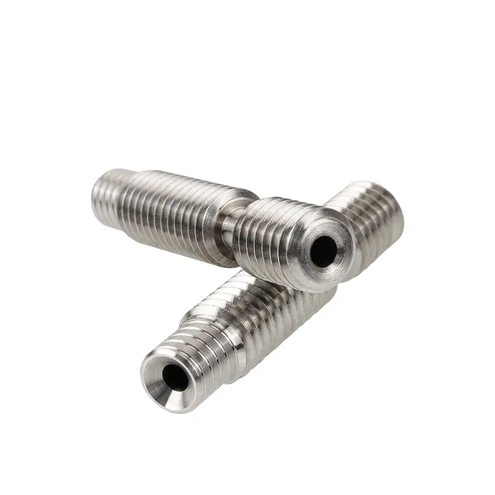 1 Pc 6*30mm Heatbreak 1.75mm Titanium Alloy Throat M6 Heat Break for Titan Extruder Hotend Kingroon KP3S KP5L 3D Printer Parts
