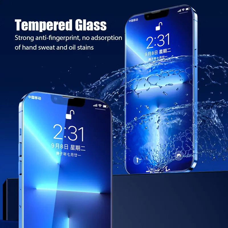 3PCS Screen Protector for iPhone 14 13 12 11 Pro Max Mini Tempered Glass for iPhone 14 11 13 Pro 7 8 6 Plus SE X XR Xs Max Glass