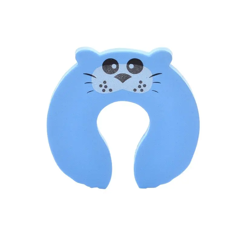 5Pcs/Lot Baby Safety For Newborn Furniture Protection Card Door Stopper Security Cute Animal Care Child Lock Finger Protector
