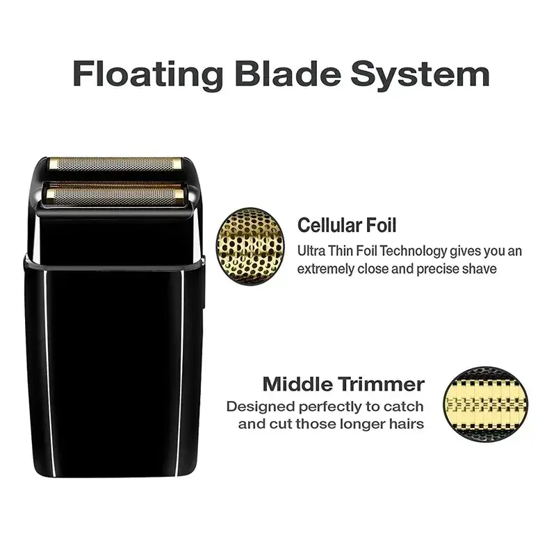 Hair Clipper Cutter Blade Head Cover Barber Shaver Double Replacement Foil And Blade For Babyliss Cordless Foil Shaver FXFS2