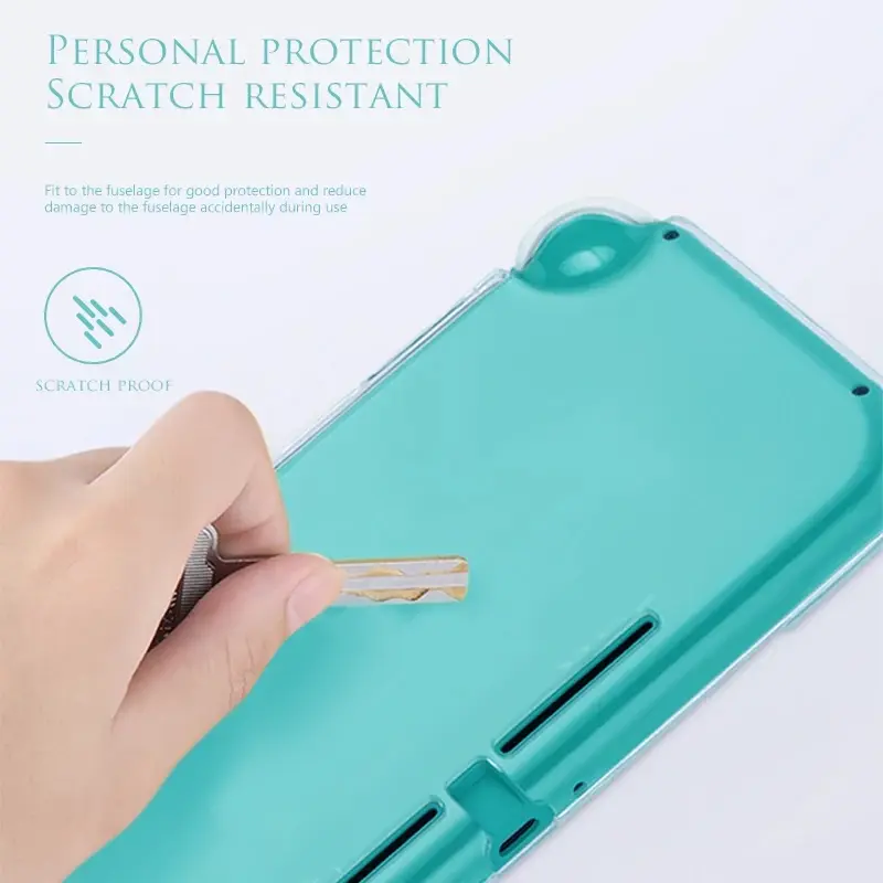 Protective Cover For compatible-Switch Lite  Game Console Transparent PC Crystal Shell for Switch Lite