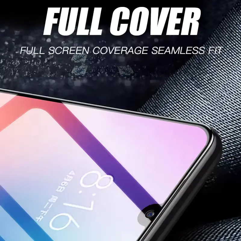 4PCS Full Cover Tempered Glass For Samsung S23 S24 S25 Plus Ultra S21 S20 FE 5G Screen Protector For Samsung A51 A71 A13 A23 A33