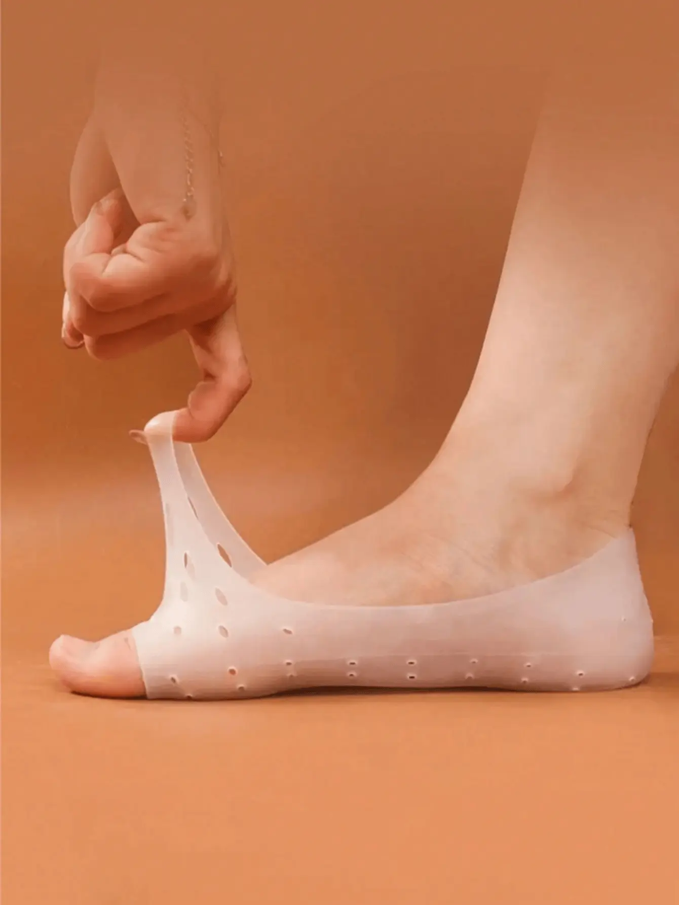 3 Pair Of New Silicone Foot Protection Pad, Comfortable And Soft Instep Care Cover For Women Men Sneaker Casual Shoe, High Heel