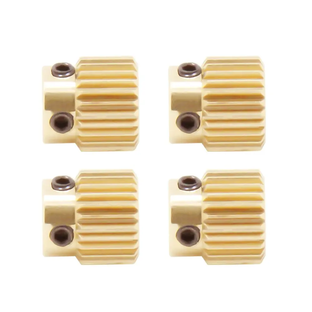 5 Pcs Mk7 MK8 Extrusion Gear 26 40 Tooth Teeth Brass Drive Gear Feeding Gear Wheel for Anet A8 Ender3 Cr10 3D Printer Extruder